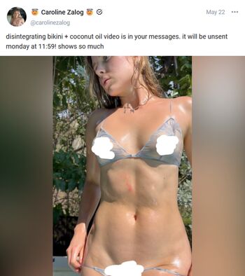 Caroline zalog leaked private photo uncensored HD quality
