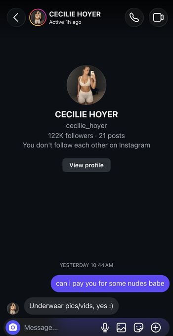 Cecilie hoyer leaked private photo uncensored HD quality